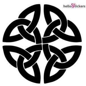 Planche de 6 autocollants triskel - Stikers bretons et celtiques