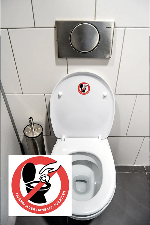 Les déchets à ne pas jeter dans les toilettes