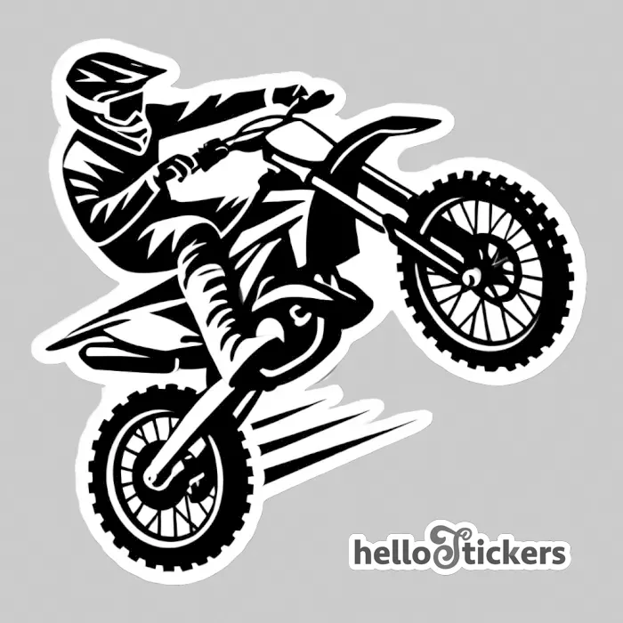 Stickers Moto Cross Autocollants - ref 030724