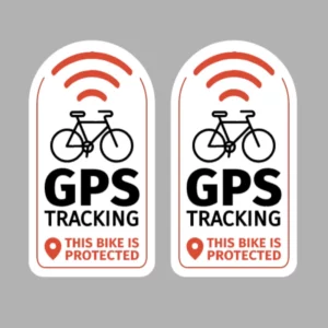 Sticker Antivol vélo universel Puce GPS Tracker autocollant blanc 270824