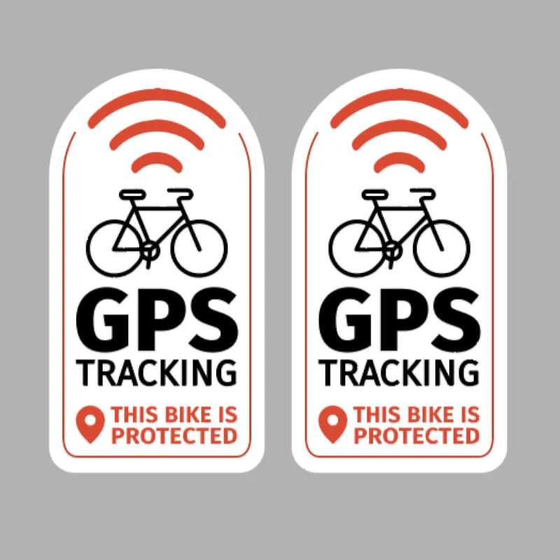 Sticker Antivol vélo universel Puce GPS Tracker autocollant blanc 270824